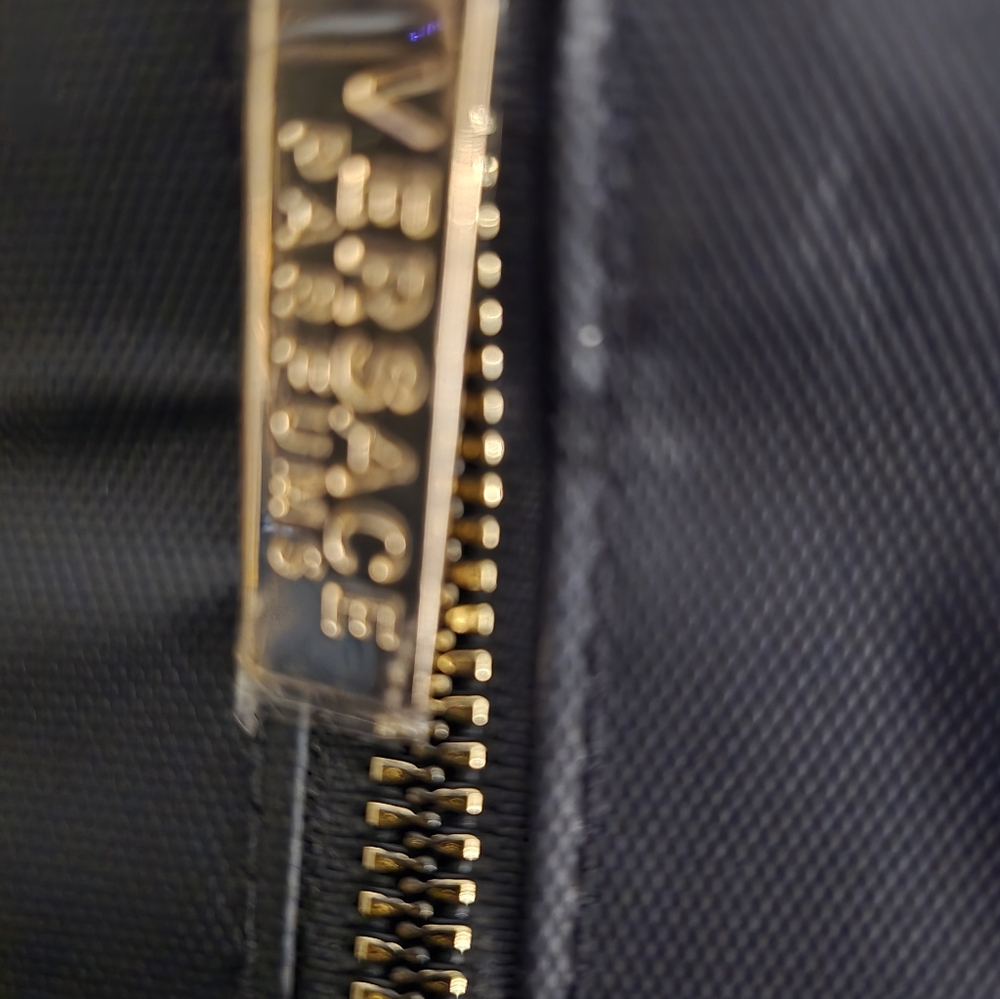 Nwot Versace Black Convertable Backpack - image 4